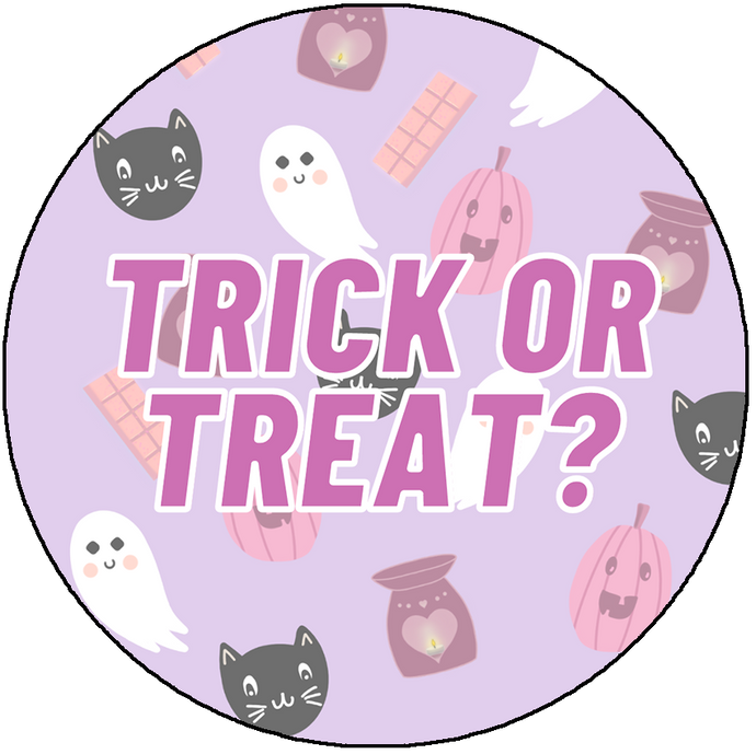 Trick Or Treat Cute Halloween Packaging Sticker