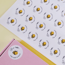 Load image into Gallery viewer, &quot;Bee Happy, Your Mail Is Here&quot; Stickers
